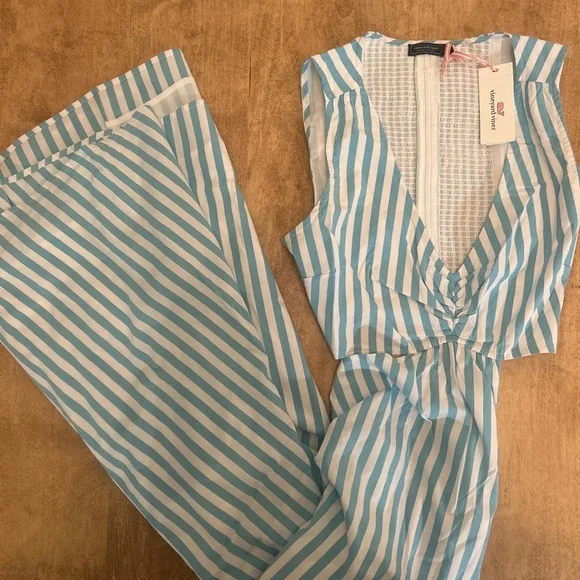 $198 NWT Women’s Vineyard Vines Cutout Maxi Dress – Size 8 - Picture 2 of 9